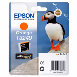 Epson T3249 Orange, Encre à pigments, 14 ml, 980 pages, 1 pièce(s)