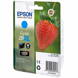 Epson Strawberry 29XL C, Rendement élevé (XL), 6,4 ml, 450 pages, 1 pièce(s)