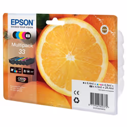Epson Cartouche d'encre originale Multipack 5-colours 33 Claria Premium Ink Multicouleur