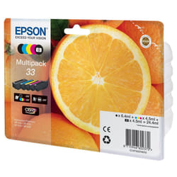 Epson Cartouche d'encre originale Multipack 5-colours 33 Claria Premium Ink Multicouleur