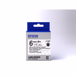 Epson LK-2TBN - Transparent - Noir sur Transparent - 6mmx9m