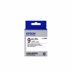 Epson LK-3WBN - Standard - Noir sur Blanc - 9mmx9m, Noir sur blanc, Japon, LabelWorks LW-1000P LabelWorks LW-300 LabelWorks L ...