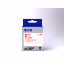 Epson LK-3WRN - Standard - Rouge sur Blanc - 9mmx9m
