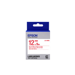 Epson LK-4WRN - Standard - Rouge sur Blanc - 12mmx9m