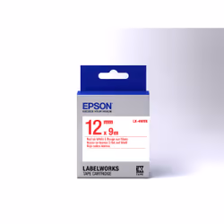 Epson LK-4WRN - Standard - Rouge sur Blanc - 12mmx9m