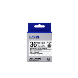 Epson LK-7TBN - Transparent - Noir sur Transparent - 36mmx9m