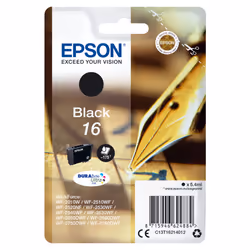 Epson Pen and crossword Cartouche "Stylo à plume" 16 - Encre DURABrite Ultra N, Rendement standard, Encre à pigments, 5,4 ml, ...