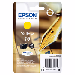 Epson Pen and crossword Cartouche "Stylo à plume" 16 - Encre DURABrite Ultra J, Encre à pigments, 3,1 ml, 165 pages, 1 pièce( ...