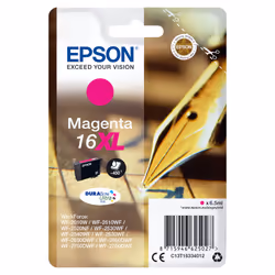 Epson Pen and crossword Cartouche "Stylo à plume" 16XL - Encre DURABrite Ultra M, Encre à pigments, 6,5 ml, 450 pages, 1 pièc ...