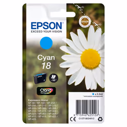 Epson Daisy Cartouche "Pâquerette" 18 - Encre Claria Home C, 3,3 ml, 180 pages, 1 pièce(s)