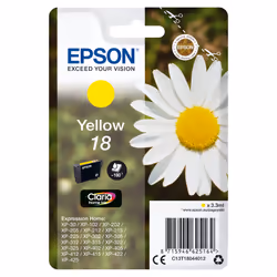 Epson Daisy Cartouche "Pâquerette" 18 - Encre Claria Home J, Encre à pigments, 3,3 ml, 180 pages, 1 pièce(s)