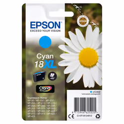 Epson Daisy Cartouche "Pâquerette"18XL - Encre Claria Home C, 6,6 ml, 450 pages, 1 pièce(s)