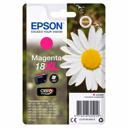 Epson Daisy Cartouche "Pâquerette" 18XL - Encre Claria Home M, Rendement élevé (XL), Encre à pigments, 6,6 ml, 450 pages, 1 p ...