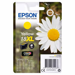 Epson Daisy Cartouche "Pâquerette" 18XL - Encre Claria Home J, Rendement élevé (XL), Encre à pigments, 6,6 ml, 450 pages, 1 p ...