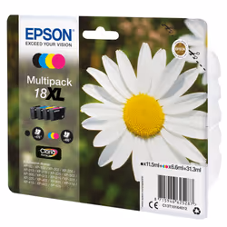 Epson Daisy Multipack "Pâquerette" 18XL - Encre Claria Home N,C,M,J