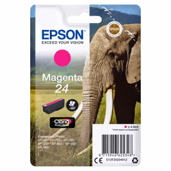 Epson Elephant Cartouche "Eléphant" - Encre Claria Photo HD M, Rendement standard, Encre à pigments, 4,6 ml, 360 pages, 1 piè ...