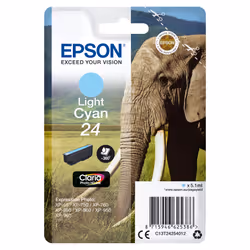 Epson Elephant Cartouche "Eléphant" - Encre Claria Photo HD Cc, Rendement standard, Encre à pigments, 5,1 ml, 360 pages, 1 pi ...