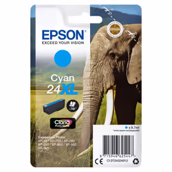 Epson Elephant Cartouche "Eléphant" - Encre Claria Photo HD C (XL), Rendement élevé (XL), 8,7 ml, 740 pages, 1 pièce(s)