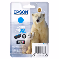 Epson Polar bear Cartouche "Ours Polaire" - Encre Claria Premium C (XL), 9,7 ml, 700 pages, 1 pièce(s)