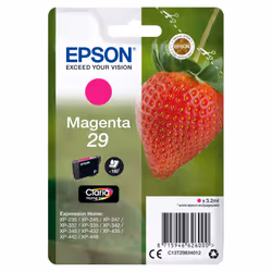 Epson Strawberry Cartouche "Fraise" 29 - Encre Claria Home M, Encre à pigments, 3,2 ml, 180 pages, 1 pièce(s)
