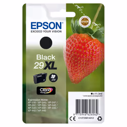 Epson Strawberry Cartouche "Fraise" 29XL - Encre Claria Home N, Rendement élevé (XL), Encre à pigments, 11,3 ml, 470 pages, 1 ...