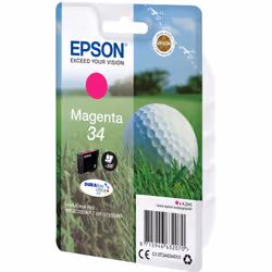 Epson Golf ball Singlepack Magenta 34 DURABrite Ultra Ink