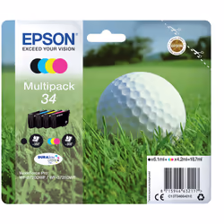 Epson Golf ball Multipack 4-colours 34 DURABrite Ultra Ink - Vue supplémentaire 2