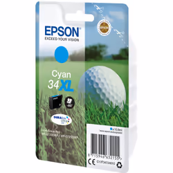 Epson Golf ball Singlepack Cyan 34XL DURABrite Ultra Ink - Vue supplémentaire 2