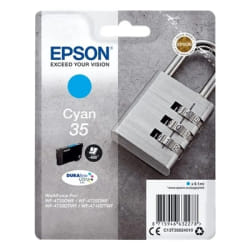 Epson Padlock Singlepack Cyan 35 DURABrite Ultra Ink