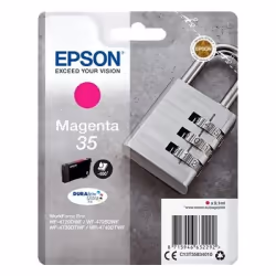 Epson Padlock Singlepack Magenta 35 DURABrite Ultra Ink, Rendement standard, Encre à pigments, 9,1 ml, 650 pages, 1 pièce(s)
