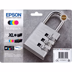 Epson Padlock 35XL, Rendement élevé (XL), Encre à pigments, 41,2 ml, 27,3 ml, 1 pièce(s), Multi pack