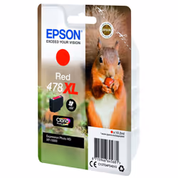 Epson Squirrel Singlepack Red 478XL Claria Photo HD Ink - Vue supplémentaire 4