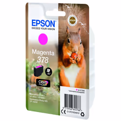 Epson Squirrel Singlepack Magenta 378 Claria Photo HD Ink