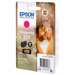 Epson Squirrel Singlepack Magenta 378 Claria Photo HD Ink