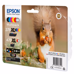 Epson Squirrel Multipack 6-colours 378XL / 478XL Claria Photo HD Ink