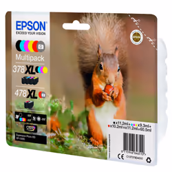 Epson Squirrel Multipack 6-colours 378XL / 478XL Claria Photo HD Ink - Vue supplémentaire 4