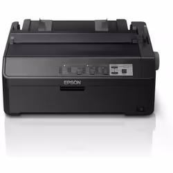 Epson LQ-590II, 550 caractères par seconde, Code 39, EAN13, EAN8, Interleaved 2/5, POSTNET, UPC-A, UPC-E, ISO 8859-15, Italiq ...