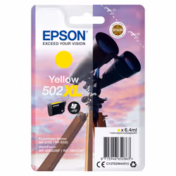 Epson Singlepack Yellow 502XL Ink, Rendement élevé (XL), Encre à pigments, 6,4 ml, 470 pages, 1 pièce(s)