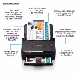 Epson FastFoto FF-680W Scanner Photo ADF Wi-Fi 600 DPI Recto-Verso - Vue supplémentaire 5