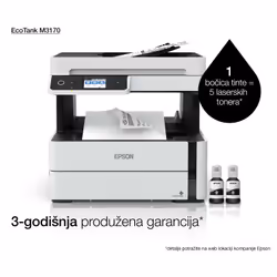 Epson EcoTank M3170 Jet d'encre A4 1200 x 2400 DPI 39 ppm Wifi - Vue supplémentaire 4
