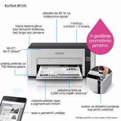 Epson EcoTank Imprimante monochrome ET-M1120 - Vue supplémentaire 14