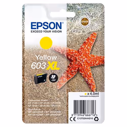 Epson Singlepack Yellow 603XL Ink, Rendement élevé (XL), 4 ml, 1 pièce(s)