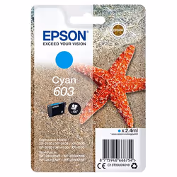 Epson Singlepack Cyan 603 Ink, Rendement standard, 2,4 ml, 1 pièce(s)