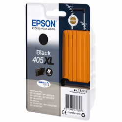 Epson Singlepack Black 405XL DURABrite Ultra Ink, Rendement élevé (XL), Encre à pigments, 18,9 ml, 1 pièce(s), Paquet unique