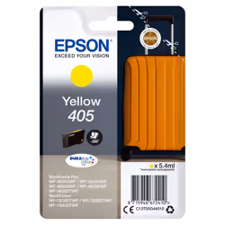 Epson Singlepack Yellow 405 DURABrite Ultra Ink, Rendement standard, Encre à pigments, 5,4 ml, 1 pièce(s), Paquet unique