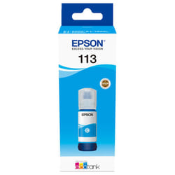 Epson 113 EcoTank Pigment Cyan ink bottle
