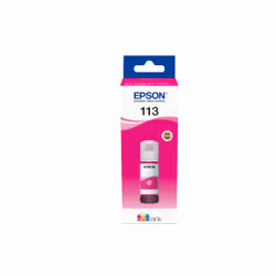 Epson 113 EcoTank Pigment Magenta ink bottle, Magenta, Epson, Ecotank ET-5880, EcoTank ET-5850, EcoTank ET-5800, EcoTank ET-1 ...