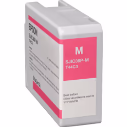Epson SJIC36P(M): Ink cartridge for ColorWorks C6500/C6000 (Magenta), 1 pièce(s)