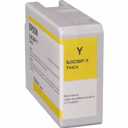 Epson SJIC36P(Y): Ink cartridge for ColorWorks C6500/C6000 (Yellow)