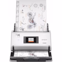 Epson WorkForce DS-32000, 600 x 600 DPI, 10 bit, 8 bit, 90 ppm, Alimentation papier de scanner, Noir, Blanc
